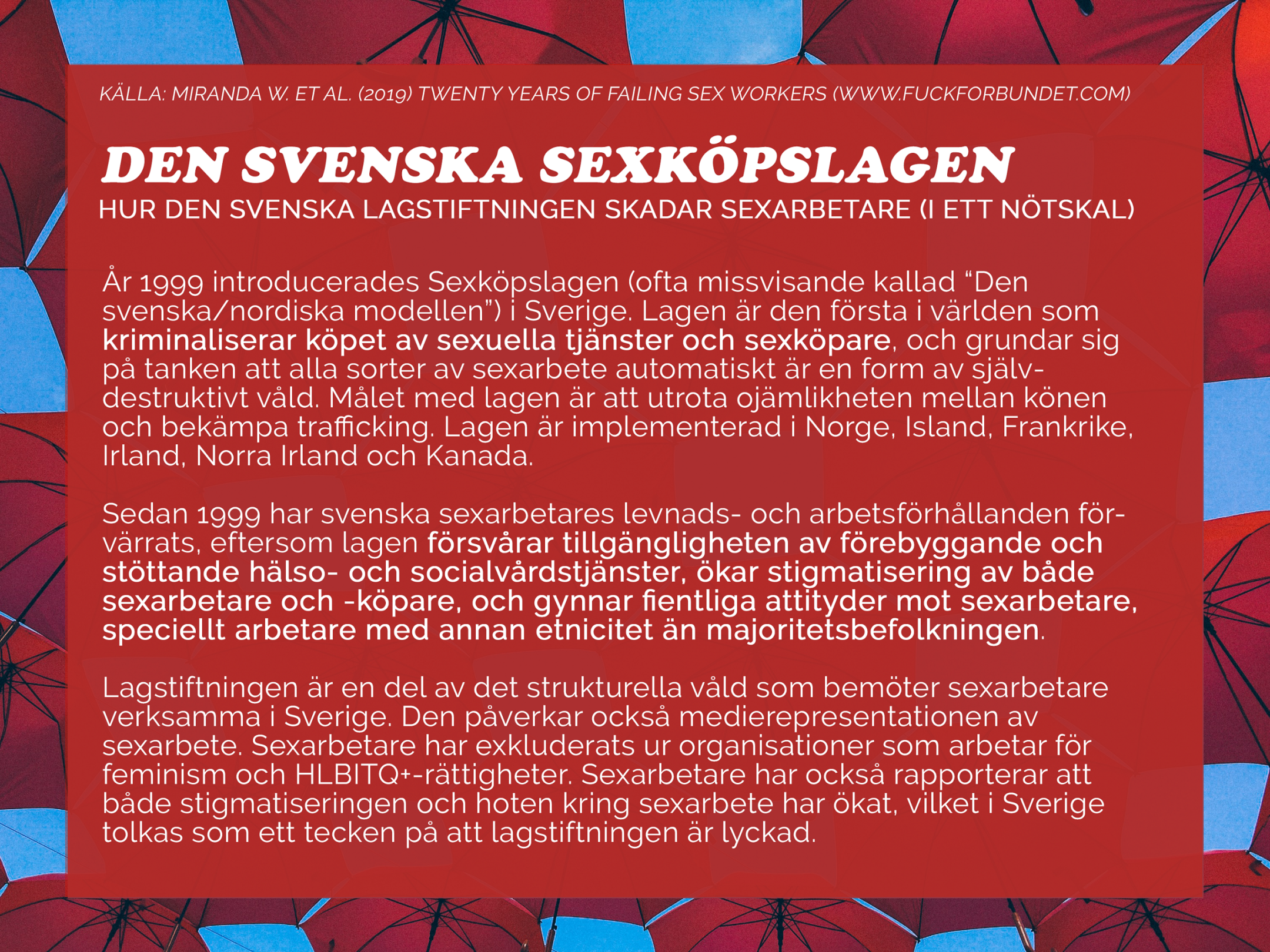 Infografik över den svenska Sexköpslagen.